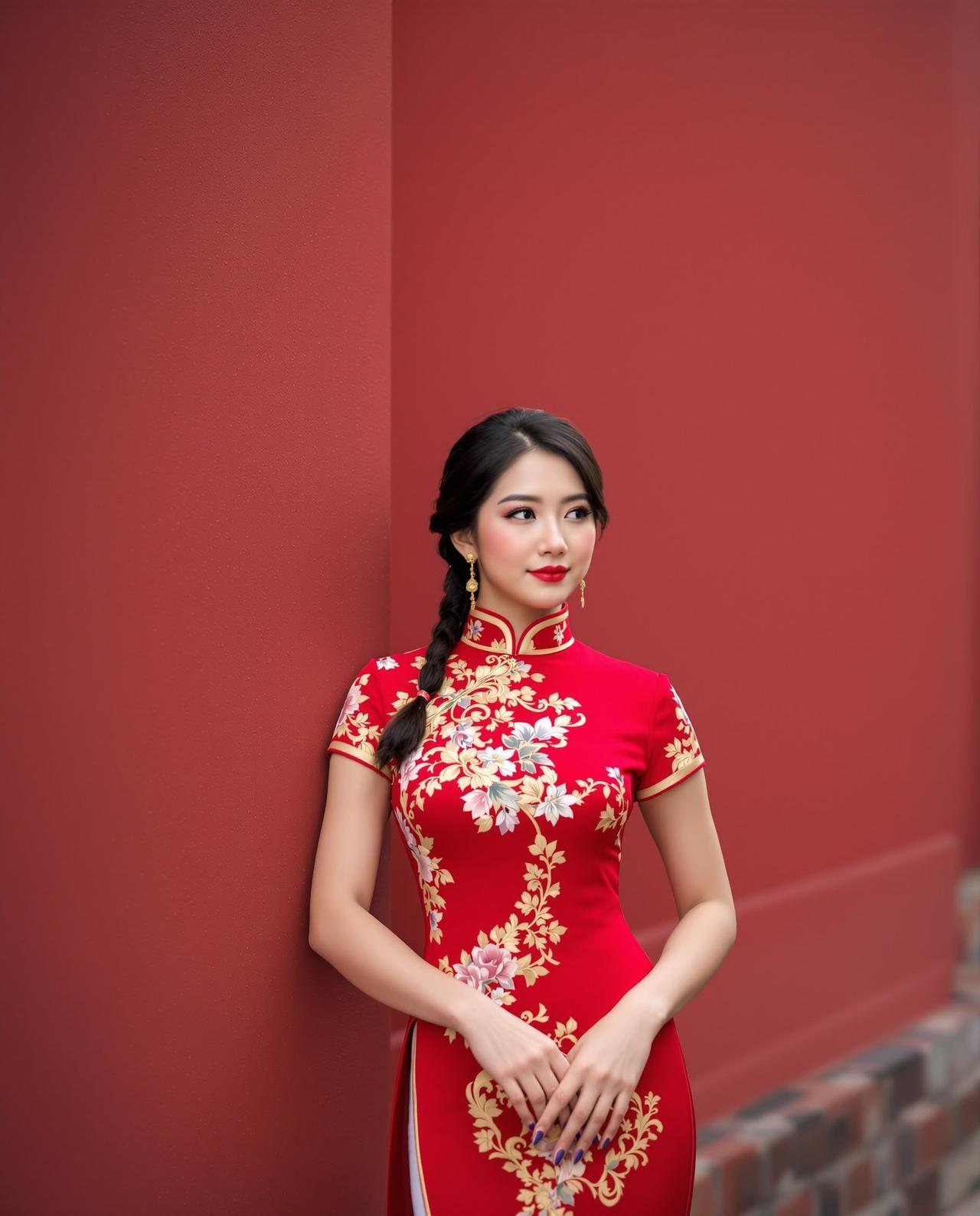 红墙绿瓦 - cos美图 - 精选高清cosplay美图欣赏二次元动漫角色还原写真图集大全唯美写真 红墙绿瓦 - 红衣女郎 - 美女写真写真